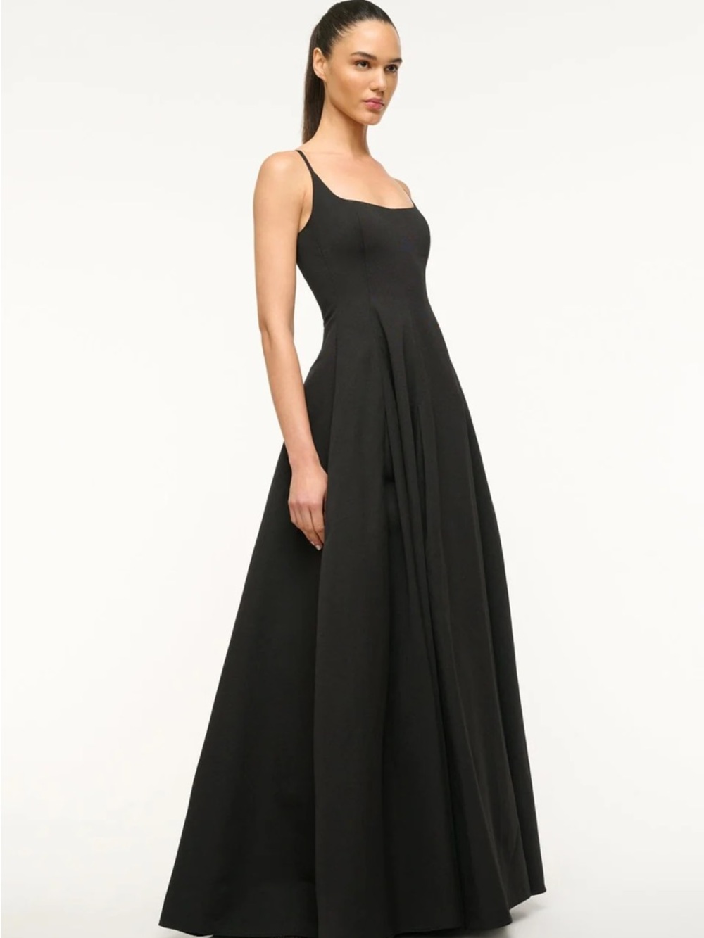 STAUD JOY MAXI DRESS BLACK - Picture 3 of 4
